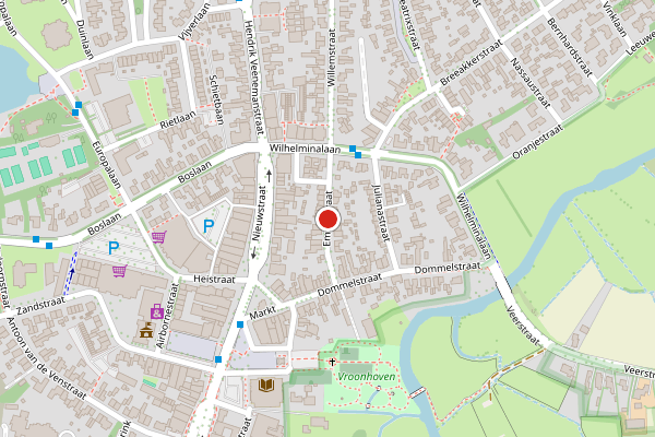 Brandweer-melding op Breugel op 28 juni, kaart-overzicht