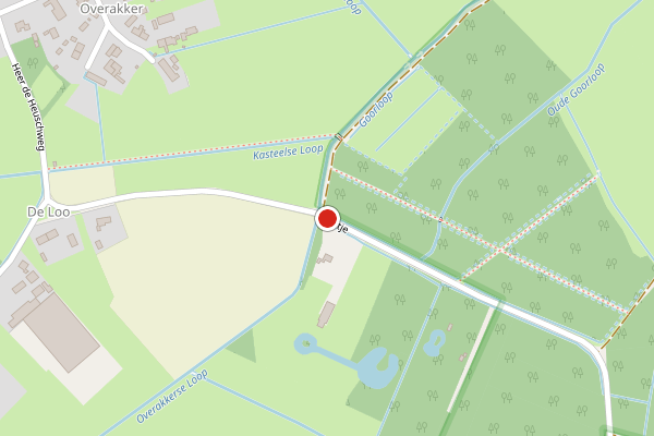 Brandweer-melding op Voortje, Mierlo op 28 juni, kaart-overzicht