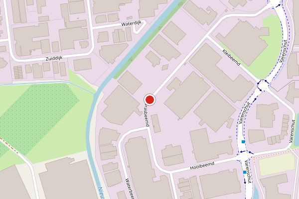 Brandweer-melding op Grasbeemd, Helmond op 28 juni, kaart-overzicht