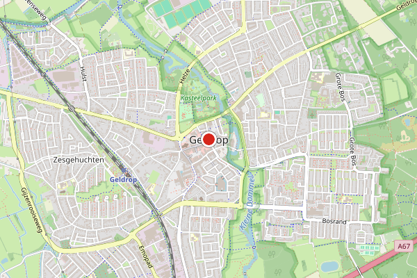 Brandweer-melding op Geldrop op 29 juni, kaart-overzicht