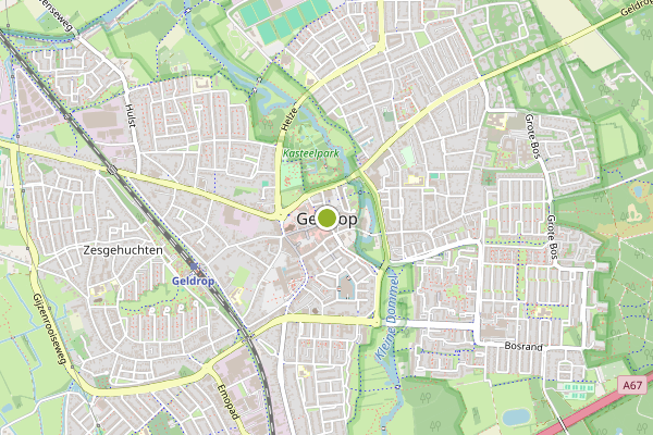 Ambulance-melding op Geldrop op 1 juli, kaart-overzicht