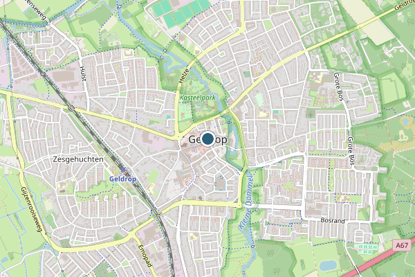 Politie-melding op Geldrop op 3 juli, kaart-overzicht