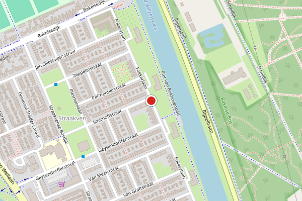 Brandweer-melding op Fokkerlaan, Helmond op 4 juli, kaart-overzicht