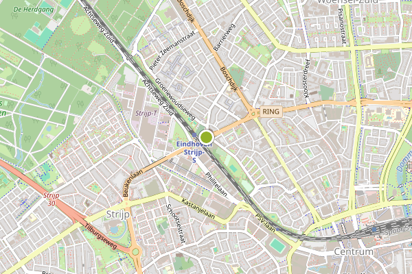 Ambulance-melding op Eindhoven op 4 juli, kaart-overzicht