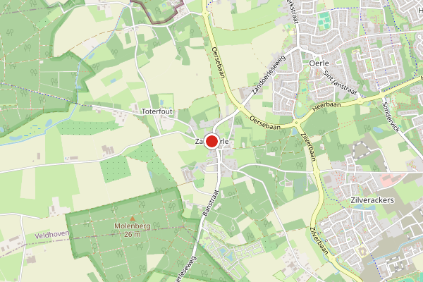 Brandweer-melding op Zandoerle op 4 juli, kaart-overzicht