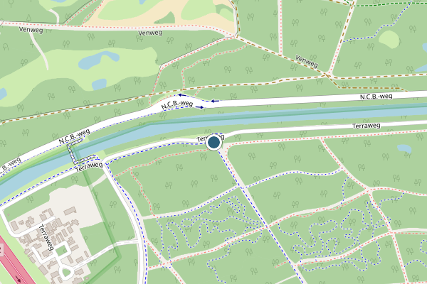 Politie-melding op Terraweg, Best op 5 juli, kaart-overzicht
