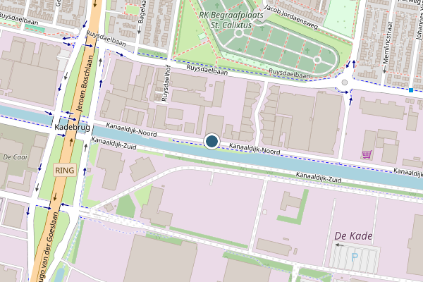Politie-melding op Kanaaldijk-Noord, Eindhoven op 8 juli, kaart-overzicht