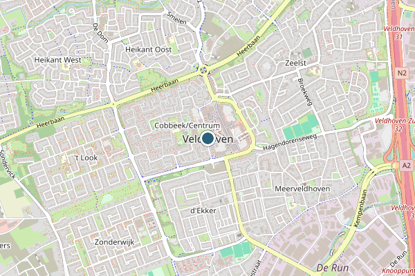 Politie-melding op Veldhoven op 9 juli, kaart-overzicht