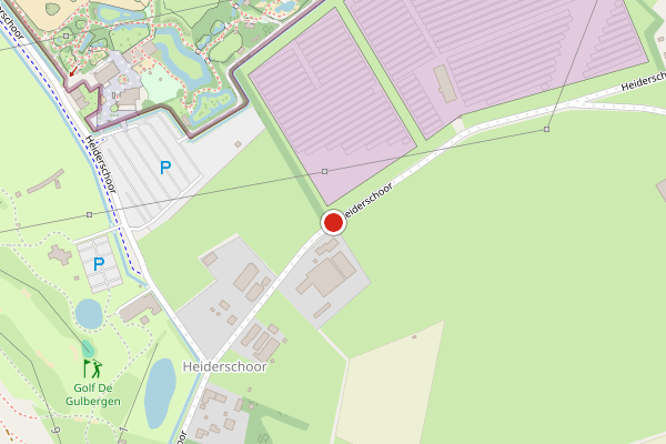 Brandweer-melding op Heiderschoor, Mierlo op 9 juli, kaart-overzicht