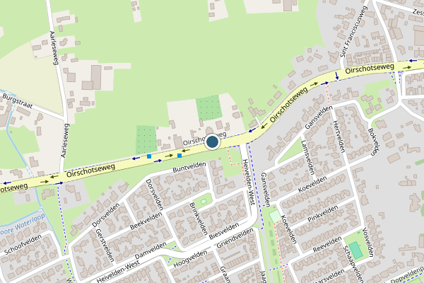 Politie-melding op Oirschotseweg, Best op 10 juli, kaart-overzicht