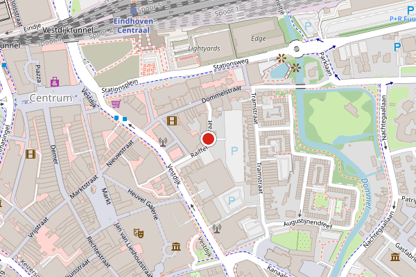 Brandweer-melding op Raiffeisenstraat, Eindhoven op 11 juli, kaart-overzicht