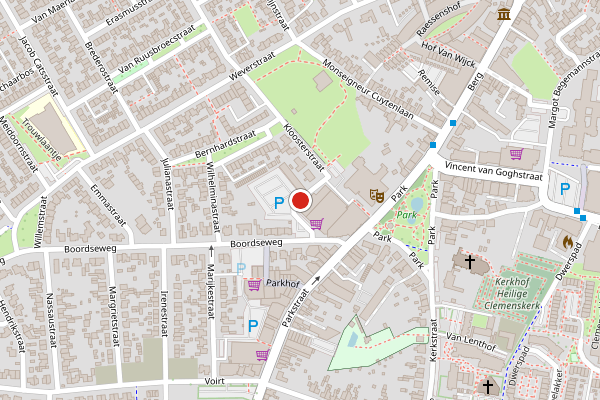 Brandweer-melding op De Smidse, Nuenen op 11 juli, kaart-overzicht