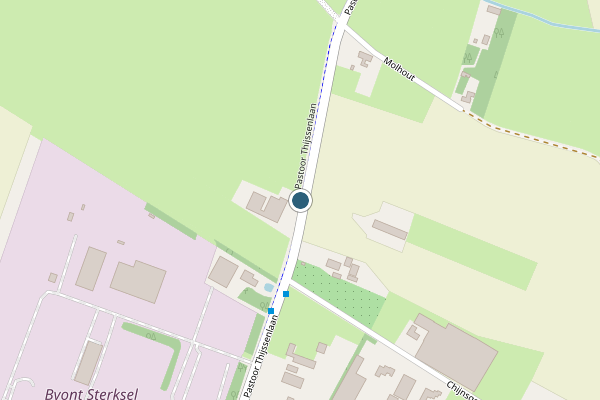 Politie-melding op Pastoor Thijssenlaan, Sterksel op 12 juli, kaart-overzicht