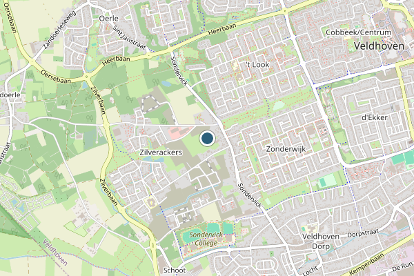 Politie-melding op Strijpsebaan Regenboogven, Veldhoven op 12 juli, kaart-overzicht