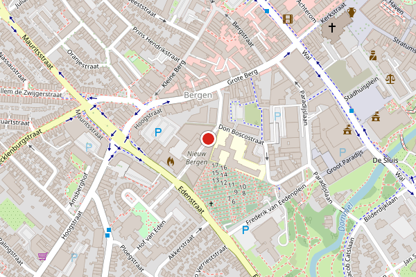 Brandweer-melding op Deken van Somerenstraat, Eindhoven op 13 juli, kaart-overzicht