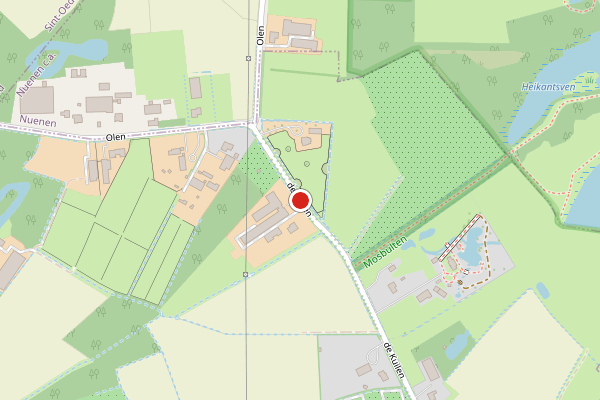 Brandweer-melding op Breugel op 19 juli, kaart-overzicht
