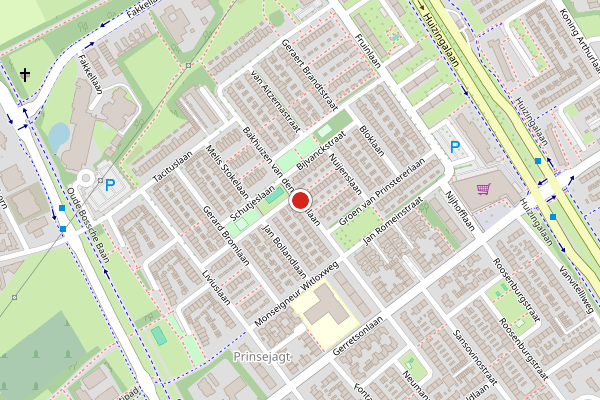 Brandweer-melding op Bakhuizen van den Brinklaan, Eindhoven op 19 juli, kaart-overzicht
