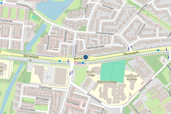Politie-melding op Sterrenlaan, Eindhoven op 20 juli, kaart-overzicht