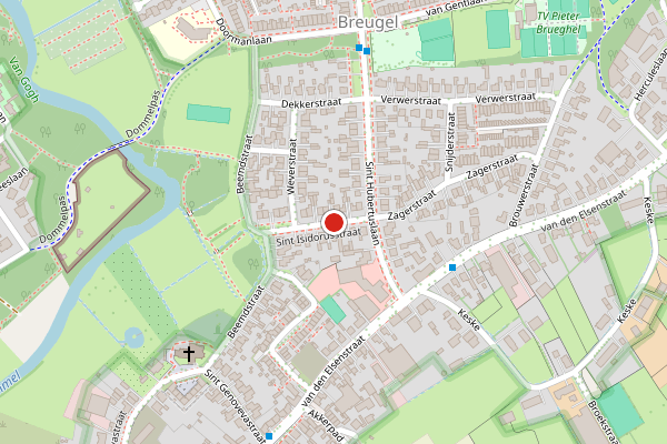 Brandweer-melding op Breugel op 21 juli, kaart-overzicht