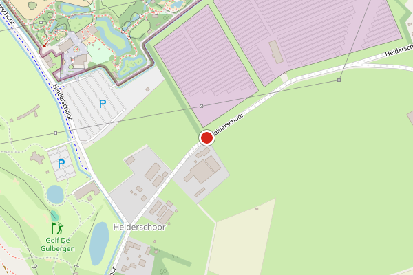 Brandweer-melding op Heiderschoor, Mierlo op 23 juli, kaart-overzicht