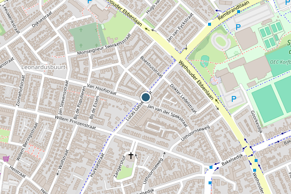 Politie-melding op Lucas Gasselstraat, Helmond op 24 juli, kaart-overzicht