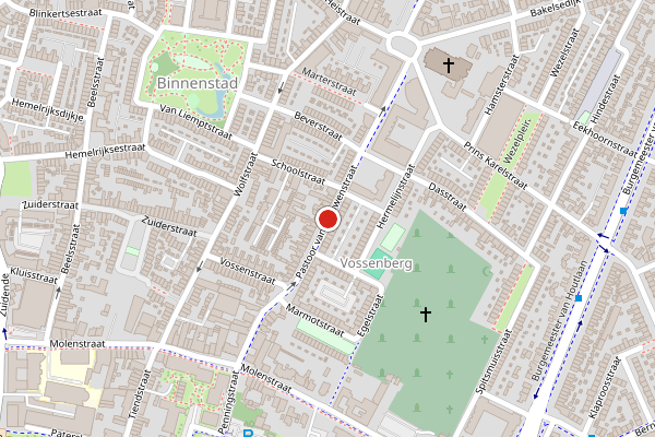 Brandweer-melding op Pastoor van Leeuwenstraat, Helmond op 30 juli, kaart-overzicht