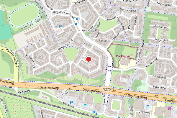 Brandweer-melding op Eymerickhof, Helmond op 31 juli, kaart-overzicht