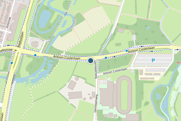 Politie-melding op Genneperweg, Eindhoven op 1 augustus, kaart-overzicht