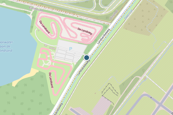Politie-melding op Landsardseweg, Eindhoven op 2 augustus, kaart-overzicht