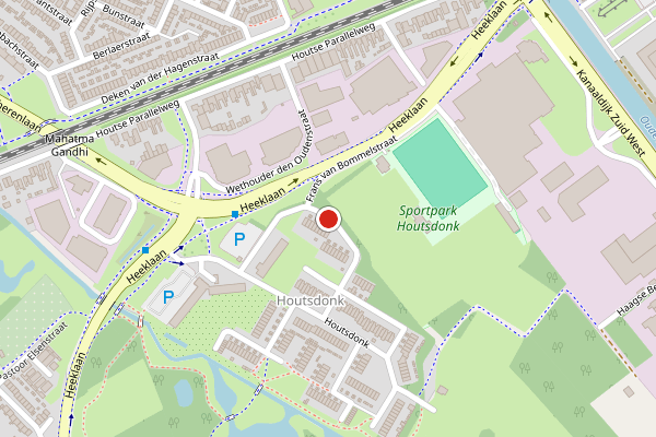 Brandweer-melding op Frans van Bommelstraat, Helmond op 3 augustus, kaart-overzicht