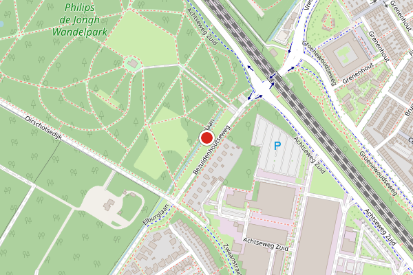 Brandweer-melding op Boslaan, Eindhoven op 3 augustus, kaart-overzicht