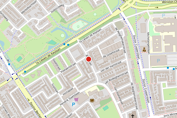 Brandweer-melding op Bleyslaan, Eindhoven op 3 augustus, kaart-overzicht