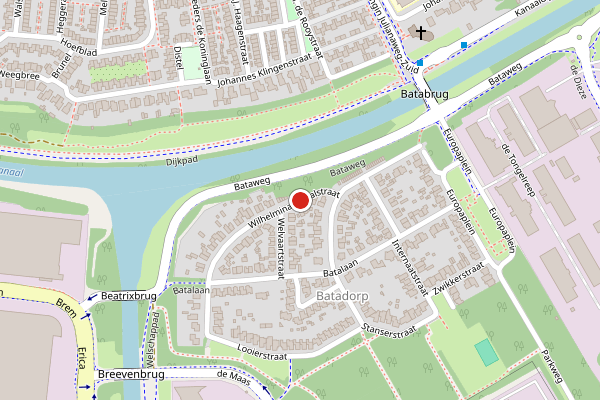 Brandweer-melding op Wilhelminakanaalstraat, Best op 4 augustus, kaart-overzicht