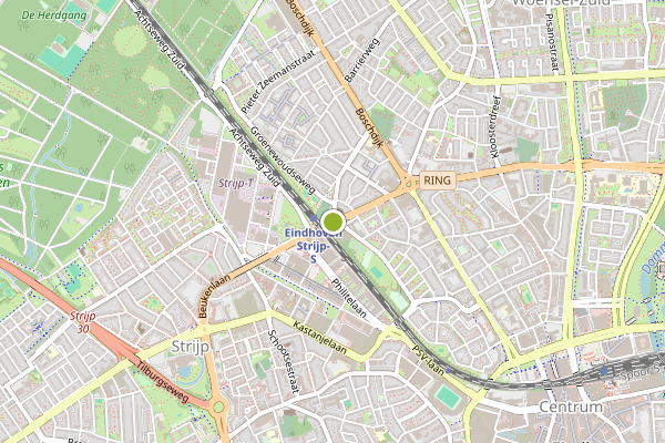 Ambulance-melding op Eindhoven op 4 augustus, kaart-overzicht
