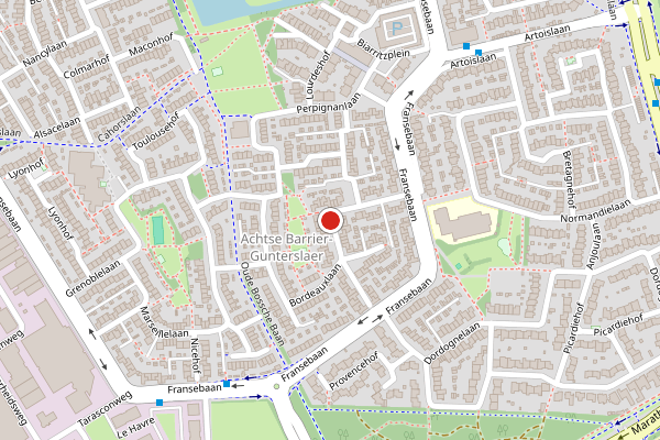 Brandweer-melding op Bordeauxlaan, Eindhoven op 4 augustus, kaart-overzicht