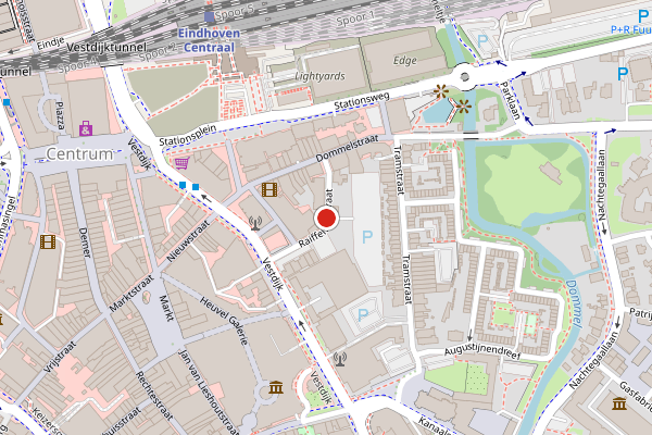 Brandweer-melding op Raiffeisenstraat, Eindhoven op 6 augustus, kaart-overzicht