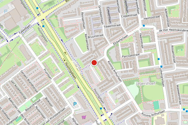 Brandweer-melding op Klaartje Donzestraat, Eindhoven op 7 augustus, kaart-overzicht