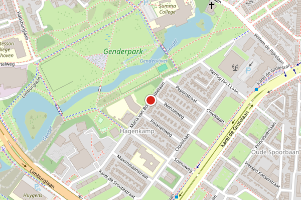 Brandweer-melding op Maria van Bourgondielaan, Eindhoven op 7 augustus, kaart-overzicht