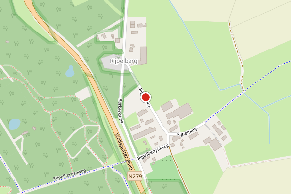 Brandweer-melding op Rijpelberg, Helmond op 3 juni, kaart-overzicht