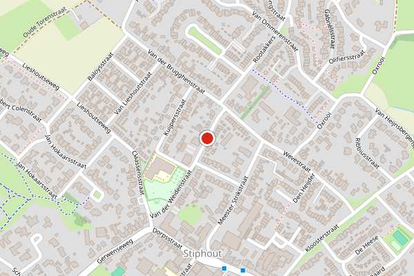 Brandweer-melding op van der Weidenstraat, Helmond op 3 juni, kaart-overzicht