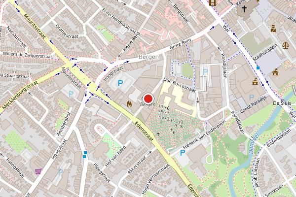 Brandweer-melding op Deken van Somerenstraat, Eindhoven op 5 juni, kaart-overzicht