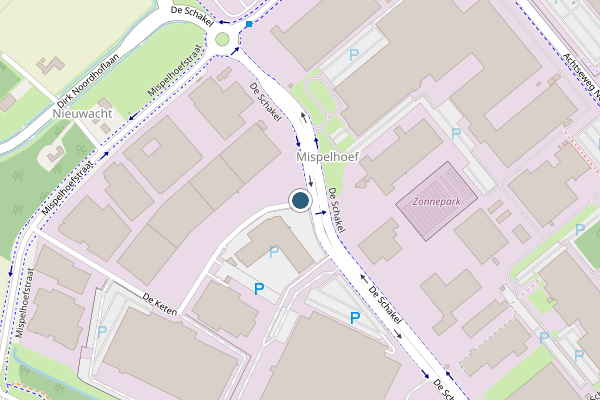 Politie-melding op De Keten, Eindhoven op 6 juni, kaart-overzicht