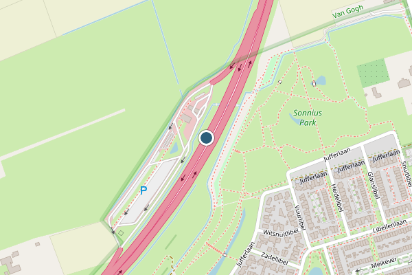 Politie-melding op Breugel op 8 juni, kaart-overzicht