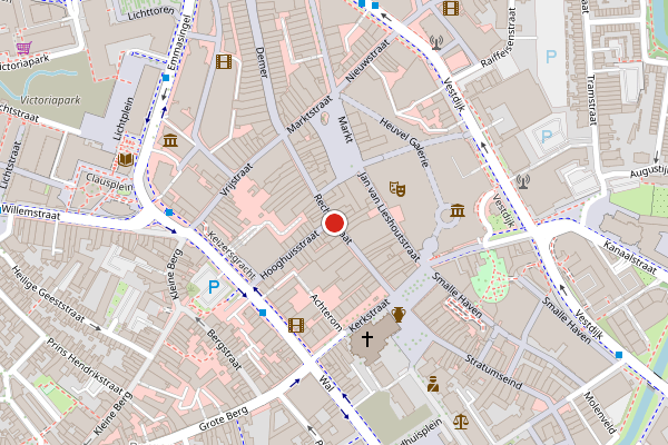 Brandweer-melding op Rechtestraat, Eindhoven op 8 juni, kaart-overzicht