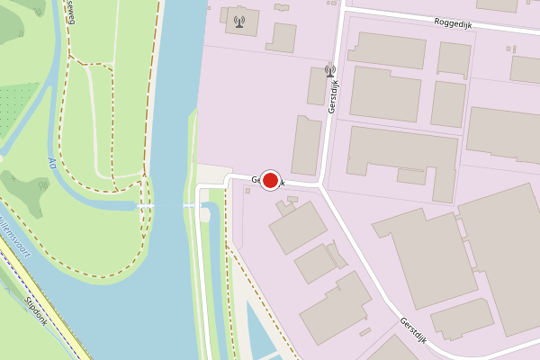 Brandweer-melding op Gerstdijk, Helmond op 9 juni, kaart-overzicht
