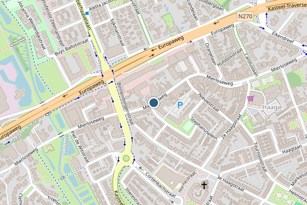 Politie-melding op Mierloseweg, Helmond op 11 juni, kaart-overzicht