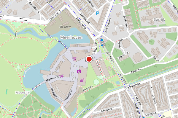 Brandweer-melding op Meerbos, Eindhoven op 12 juni, kaart-overzicht