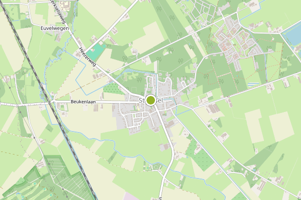 Ambulance-melding op Sterksel op 13 juni, kaart-overzicht