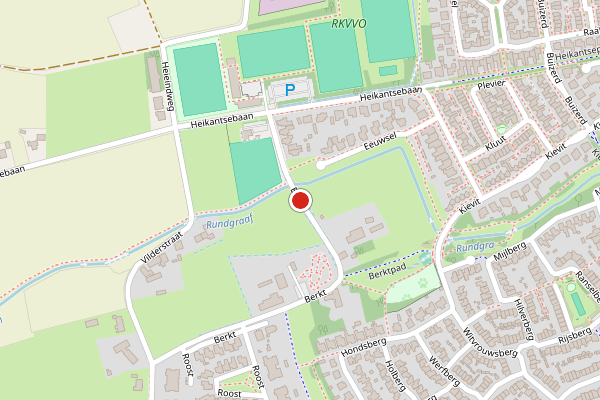 Brandweer-melding op Berkt, Veldhoven op 14 juni, kaart-overzicht