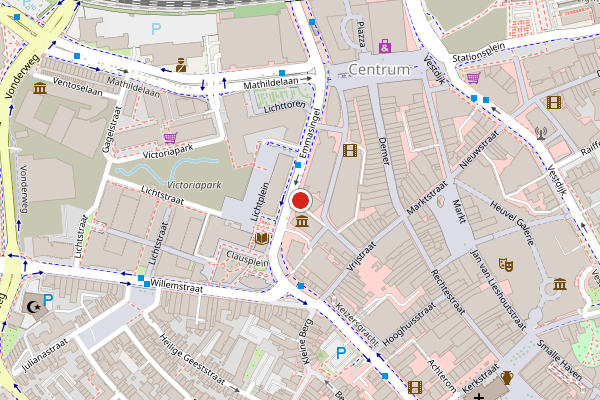 Brandweer-melding op Emmasingel, Eindhoven op 14 juni, kaart-overzicht